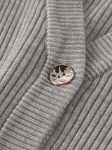 Light Grey Melange Knitted Cardigan fra Name it - 13245597