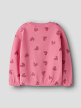 Flowering Ginger Glitter Hearts Sweatshirt fra Name it - 13246314