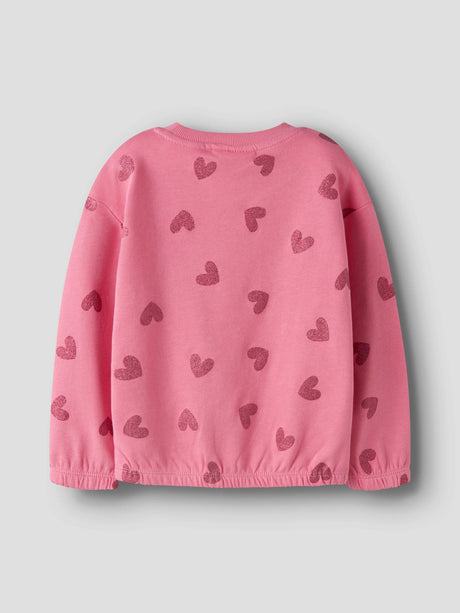 Flowering Ginger Glitter Hearts Sweatshirt fra Name it - 13246314