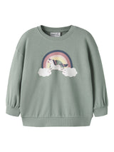 Green Milieu Rainbow Unicorn Sweatshirt fra Name it - 13246331
