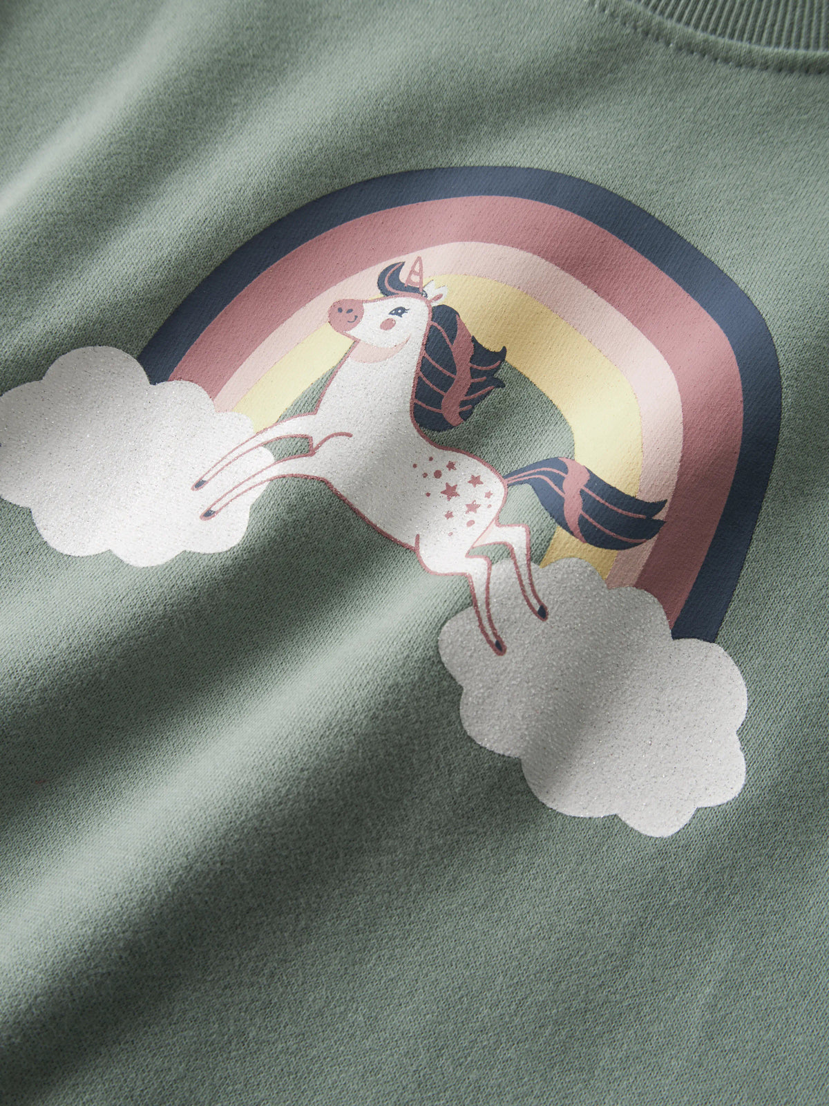 Green Milieu Rainbow Unicorn Sweatshirt fra Name it - 13246331