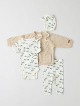 Coconut Milk AOP Leggings fra Name it - 13246883