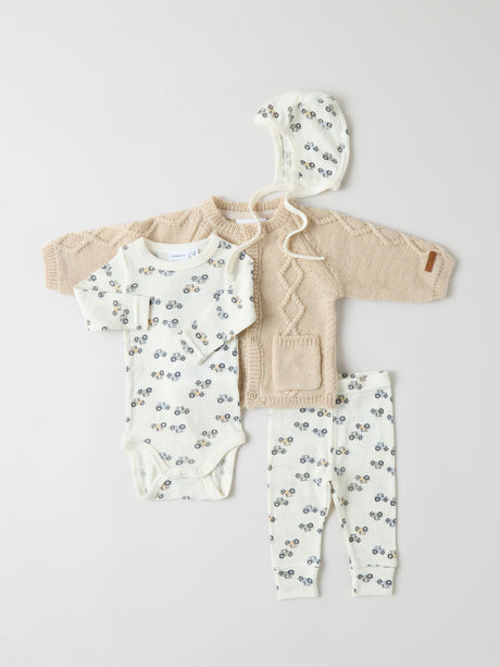 Coconut Milk AOP Leggings fra Name it - 13246883