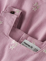 Dawn Pink FLOWER EMB Skirt Overall fra Name it - 13247808