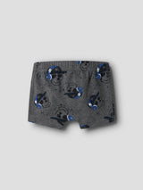 Dark Grey Melange w/ Dark Grey Melange + Dark Sapphire Undertøj fra Name it - 13248825