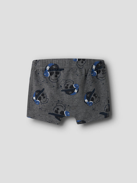Dark Grey Melange w/ Dark Grey Melange + Dark Sapphire Undertøj fra Name it - 13248825