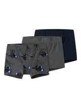 Dark Grey Melange w/ Dark Grey Melange + Dark Sapphire Undertøj fra Name it - 13248825