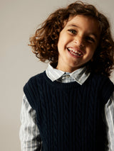 Navy Blazer Striktrøje fra Name it - 13249007
