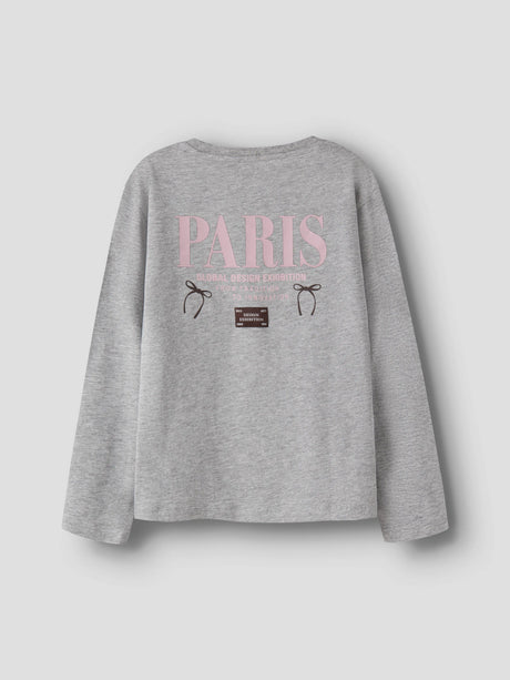 Grey Melange Bluse fra Name it - 13249357