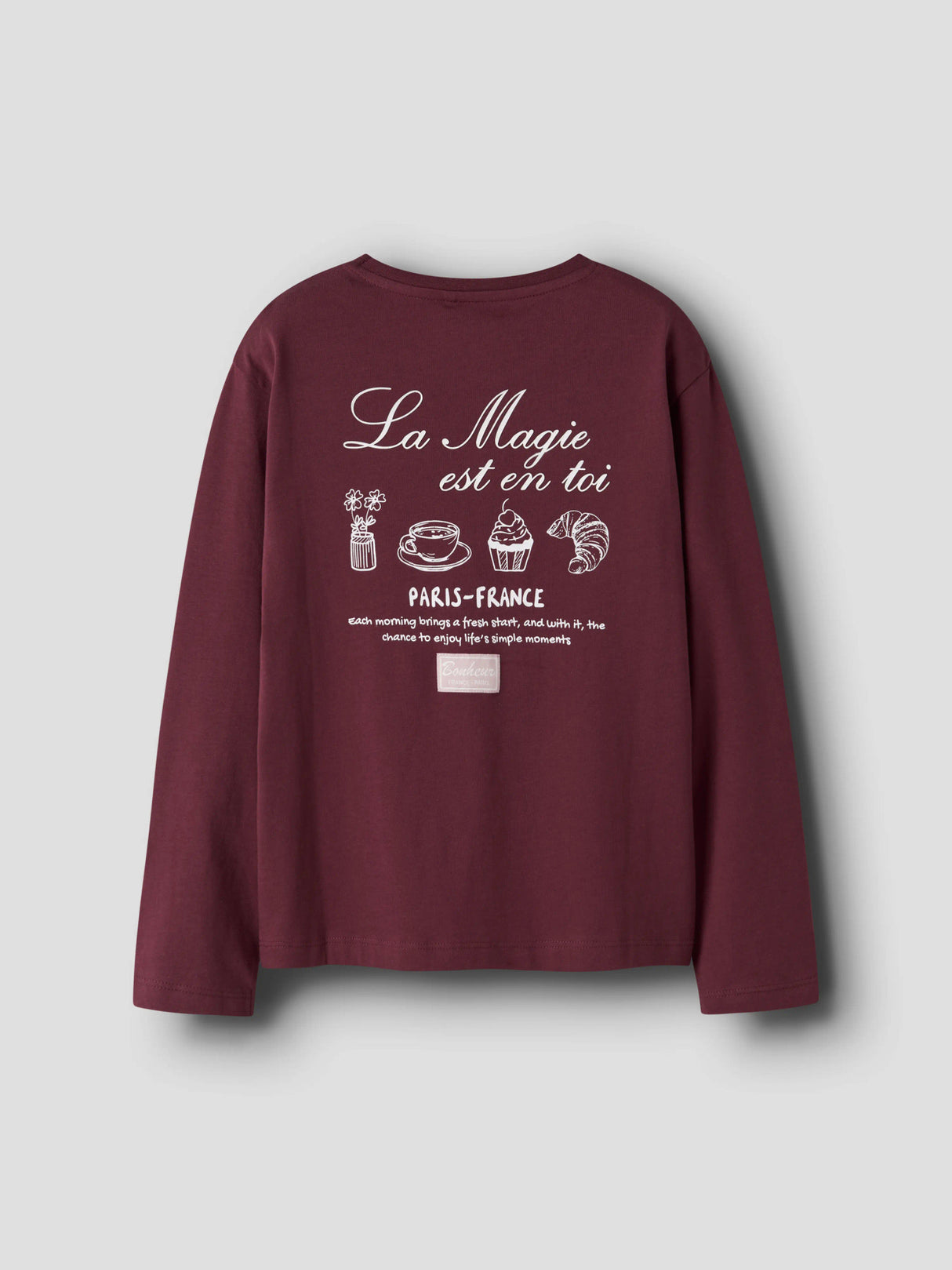 Burgundy Bluse fra Name it - 13249357