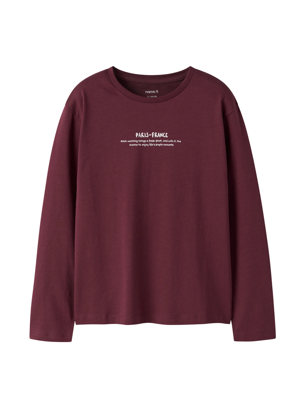 Burgundy Bluse fra Name it - 13249357