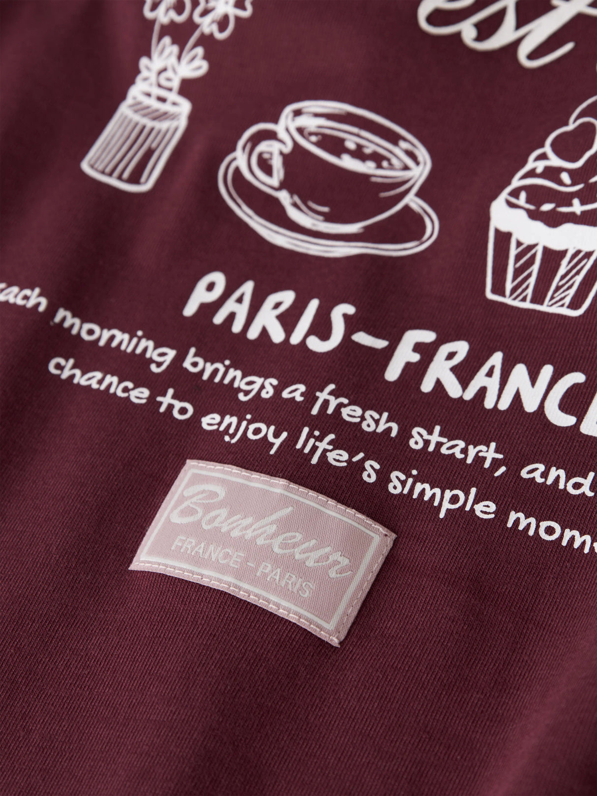 Burgundy Bluse fra Name it - 13249357