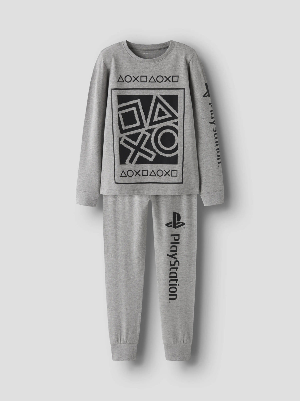 Grey Melange Nattøj fra Name it - 13249574