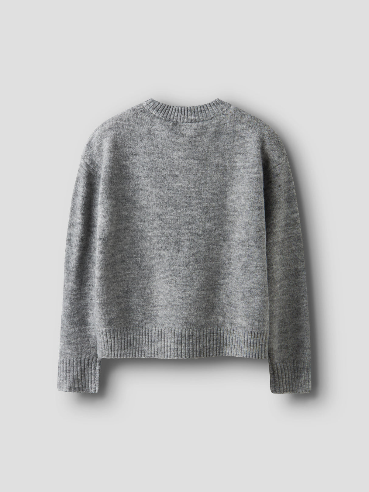 Grey Melange Striktrøje fra Name it - 13250531