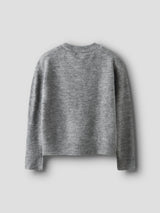Grey Melange Striktrøje fra Name it - 13250531