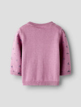 Mauve Orchid Cardigan,Striktrøje fra Name it - 13251047