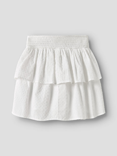 Bright White Nederdel fra Name it - 13251456