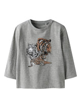 Grey Melange Bluser fra Name it - 13251800