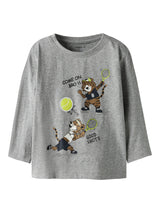 Grey Melange Bluser fra Name it - 13251814