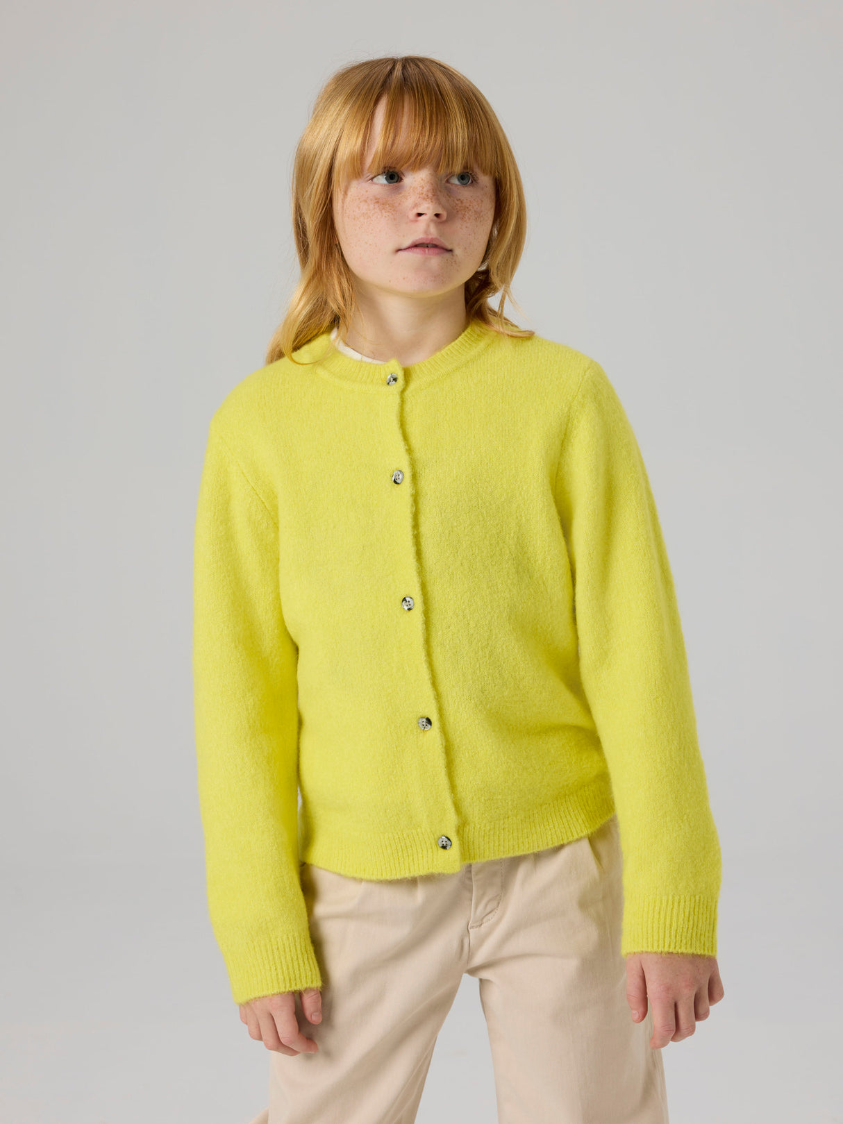 Yellow Plum Cardigan,Striktrøje fra Name it - 13251865