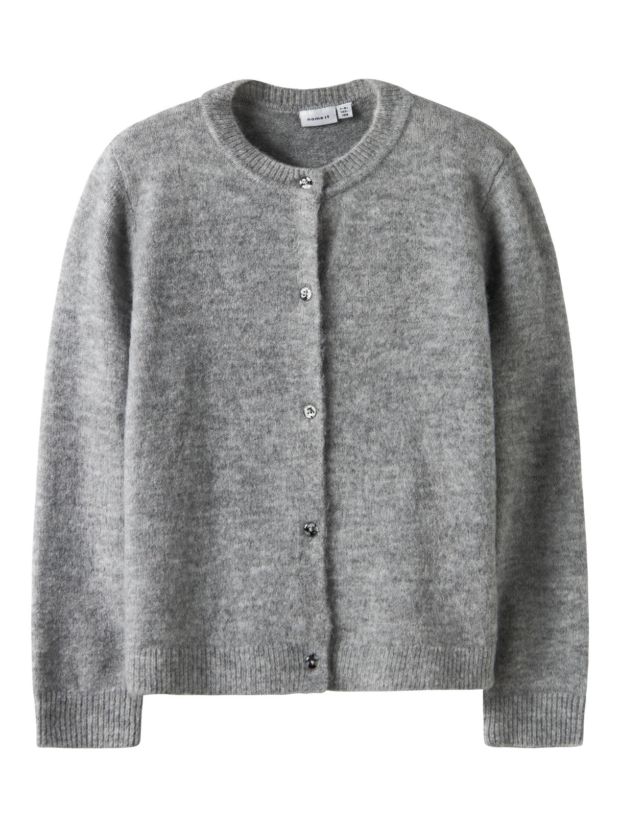 Grey Melange Cardigan,Striktrøje fra Name it - 13251865
