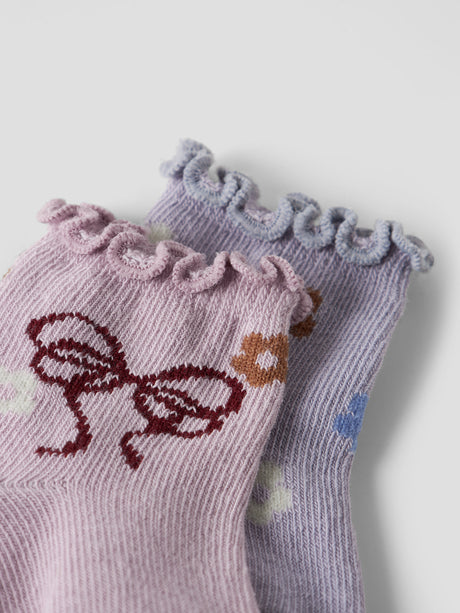 Lavender Gray Dawn Pink Strømper fra Name it - 13251914