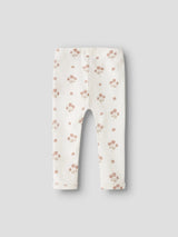 Lil'Atelier Coconut Milk FLOWER PINK Leggings - 13251978