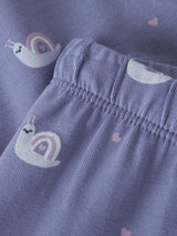 Lavender Violet Snail Leggings fra Name it - 13252211