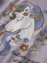 Lavender Gray Top fra Name it - 13252223