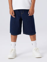 Name it Dark Blue Denim UNWASHED Shorts - 13252421