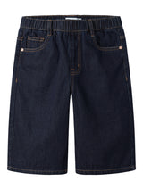 Name it Dark Blue Denim UNWASHED Shorts - 13252421