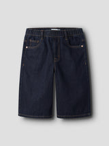 Name it Dark Blue Denim UNWASHED Shorts - 13252421