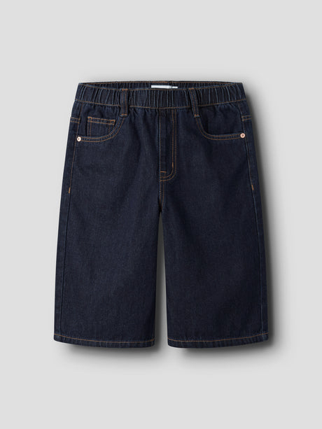 Name it Dark Blue Denim UNWASHED Shorts - 13252421