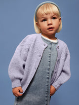 Lavender Gray Cardigan,Striktrøje fra Name it - 13252430