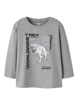 Grey Melange Bluser fra Name it - 13252539