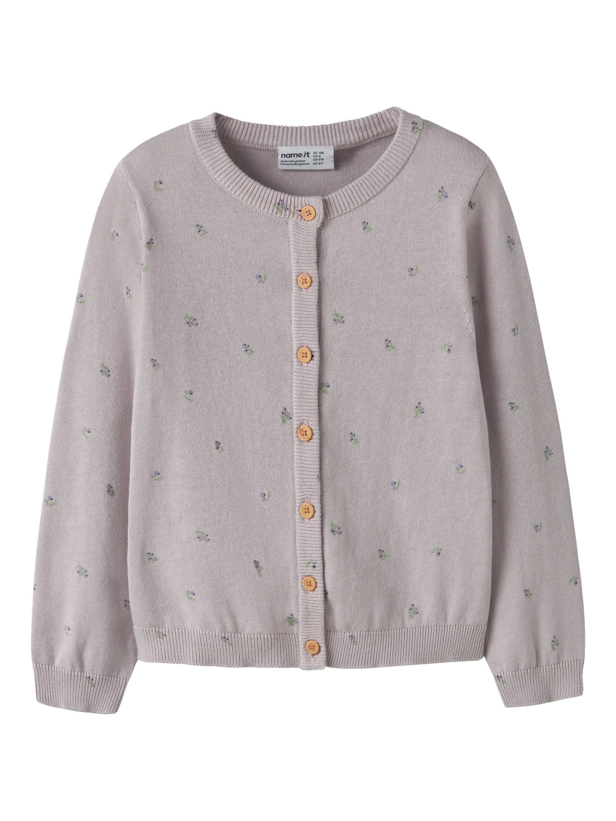 Lilac Marble Cardigan,Striktrøje fra Name it - 13252577