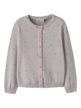 Lilac Marble Cardigan,Striktrøje fra Name it - 13252577