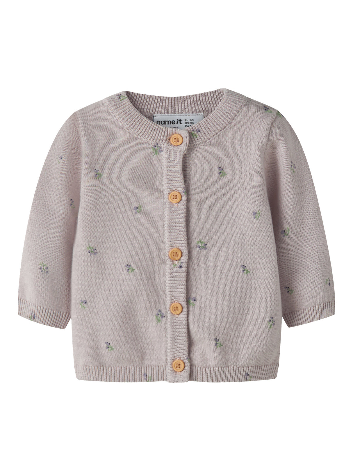 Lilac Marble Cardigan,Striktrøje fra Name it - 13252587