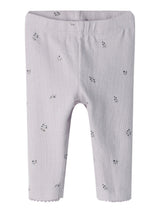 Lilla Lilac Marble Leggings fra Name it - 13252666