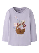 Lavender Gray Top fra Name it - 13252758
