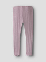 Dawn Pink Melange Leggings fra Name it - 13252759