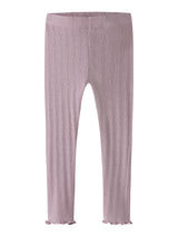 Dawn Pink Melange Leggings fra Name it - 13252759