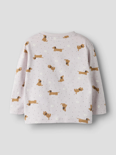 Lilac Marble Dachshunds Bluse fra Name it - 13253205