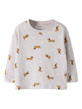 Lilac Marble Dachshunds Bluse fra Name it - 13253205