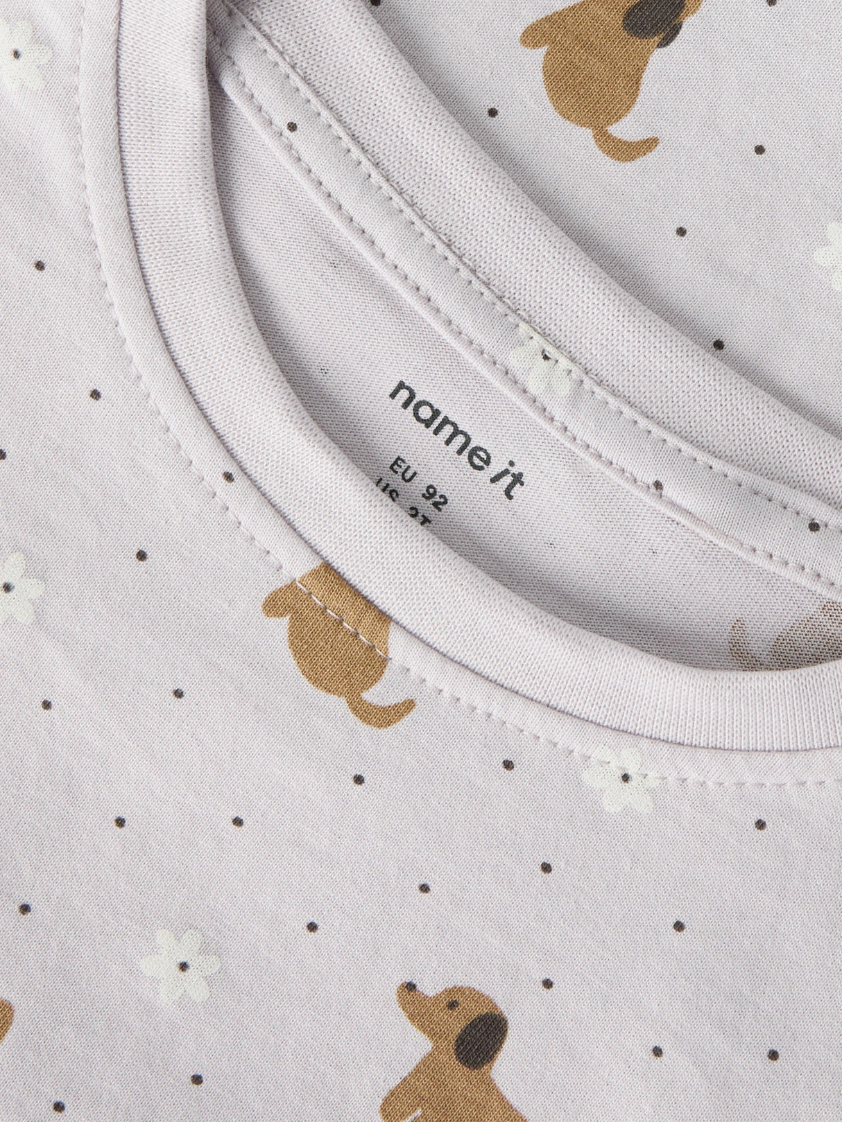 Lilac Marble Dachshunds Bluse fra Name it - 13253205