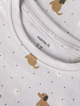 Lilac Marble Dachshunds Bluse fra Name it - 13253205