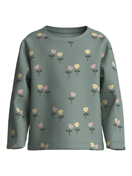 Green Milieu Happy Flowers Bluse fra Name it - 13253205