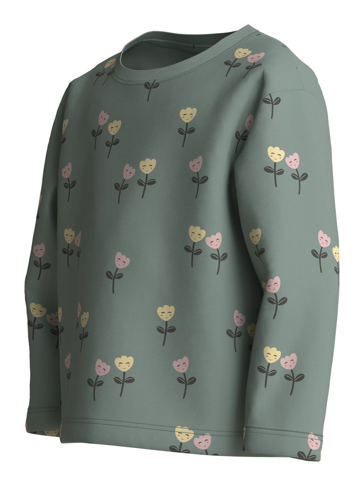 Green Milieu Happy Flowers Bluse fra Name it - 13253205