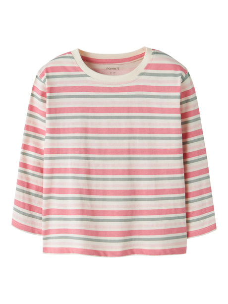 Antique White Pink & Green Bluse fra Name it - 13253205