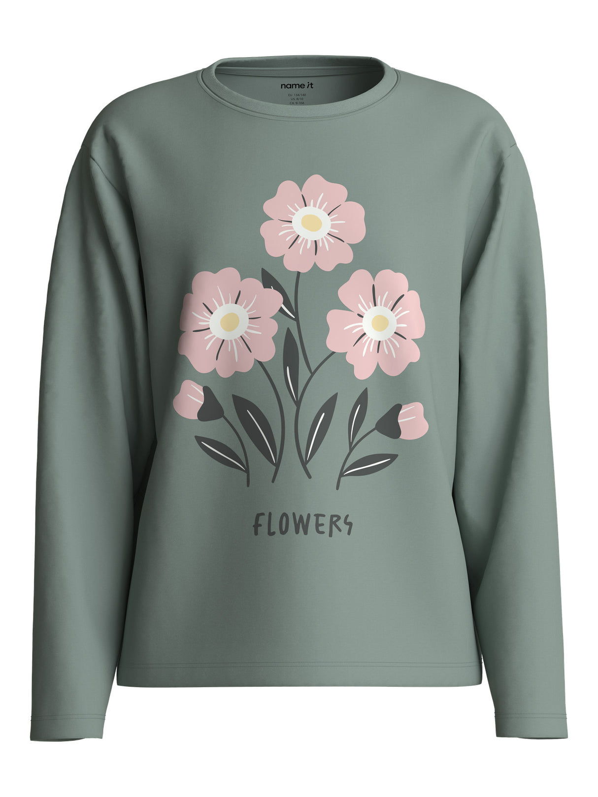 Green Milieu Pink Flowers Bluser fra Name it - 13253211